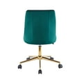 thumbnail image 5 of Porthos Home Rae Office Chair, Velvet Upholstery, Gold Chrome Legs, 5 of 7