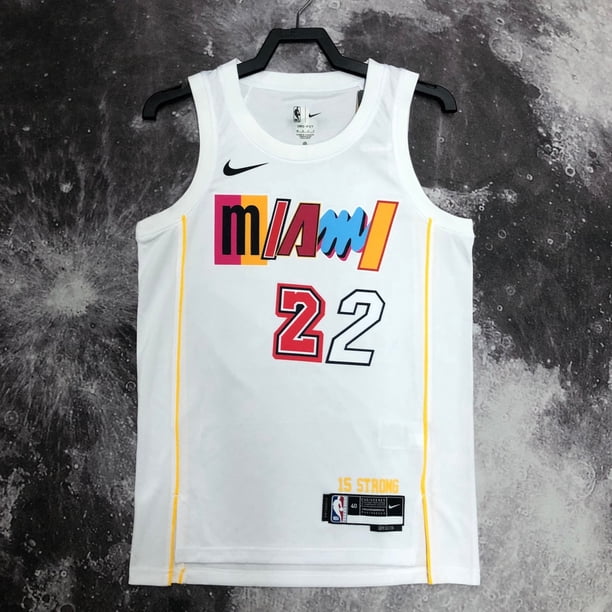 Camiseta Prensada Caliente 2022-23 Temporada Jimmy Butler No . 22 Miami Heat Jersey De Baloncesto Chaleco Deportivo