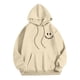 thumbnail image 5 of MHFRRA Sudadera con Capucha para Hombre, Informal, de Manga Larga, con Estampados Delanteros y Traseros, para Uso Diario En Otoño E Invierno Beige, 5 of 5