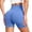 Dark Blue, variant on High Waisted Seamless Yoga Shorts for Women Lifting Athletic Workout Running Gym Fitness Flex Shorts