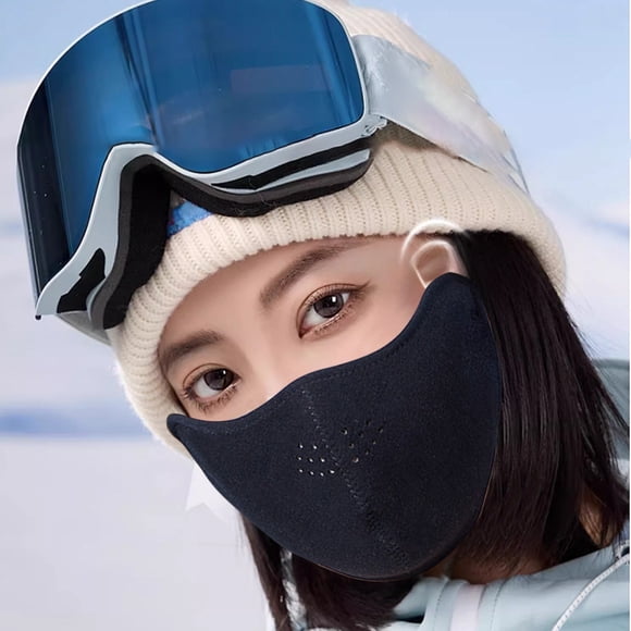 Máscara de Esquí Australiana de Terciopelo para Mujer, Cálida E Ideal para El Invierno. Alta Protección Contra El Frío y El Viento. Mascarilla con Protección Solar para Hombre.