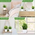 thumbnail image 6 of 6Pcs Realistic Mini Potted Artificial Plants - Small Faux Houseplants Greenery for Home Office Desk, Shelf, Bathroom Bedroom Decor, 6 of 6
