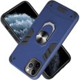 thumbnail image 3 of Case for iPhone 11 Pro Max with Built-in 360° Rotating Ring Kickstand Cover, Military-Grade Drop Protection Phone Case, Back Case for iPhone 11 Pro Max (6.5 inch), Blue, 3 of 9
