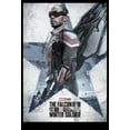 thumbnail image 2 of Junior's Marvel The Falcon and the Winter Soldier Sam Poster  Graphic Tee Black 2X Large, 2 of 3