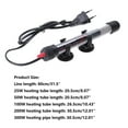 thumbnail image 2 of EU /US Plug 110v-220v Submersible Automatic Temper Electric Boiler Thermostat Temperature Controller Fish Tank Water Heater Aquarium Heater 50W EU PLUG, 2 of 8