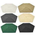 thumbnail image 4 of 9ft 6 Ribs Umbrella Replacement Canopy Garden Patio Market Table Outdoor Deck Umbrella Replacement Canopy Cover 6 Colors (Canopy Only), 4 of 12
