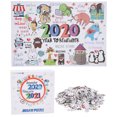 thumbnail image 3 of Rompecabezas de 1000 Piezas ANGGREK Conmemoración de Papel Año 2020 Juego de Rompecabezas de Imágenes Conmemoración Educativa 2020 Rompecabezas de Madera, 3 of 8