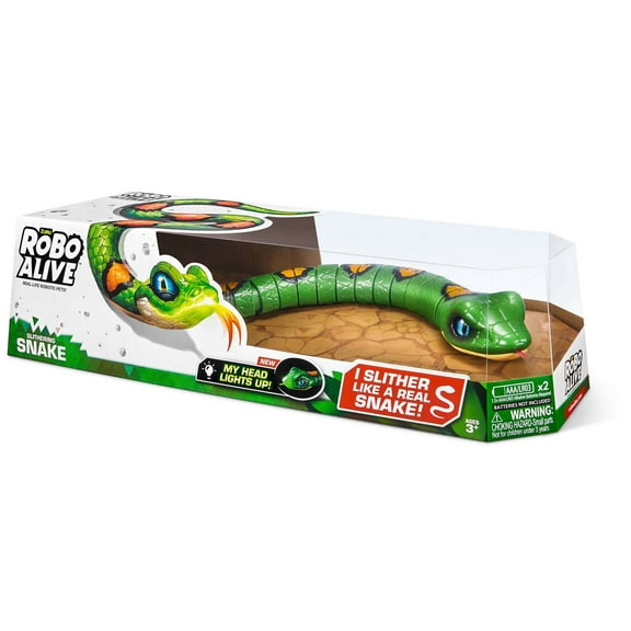 Robo Alive King Python Robotic Pet Figure Green