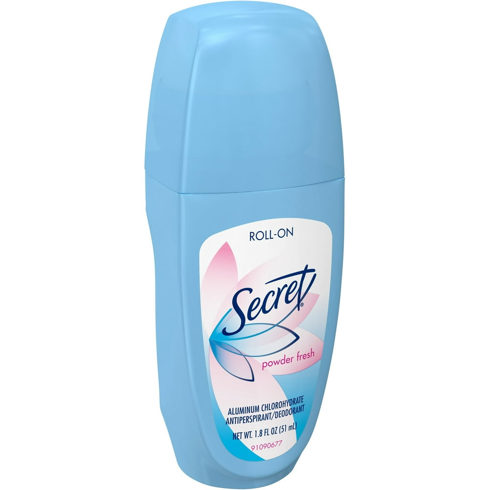 Secret Original RollOn Antiperspirant Deodorant, 1.8 oz (Pack of 2