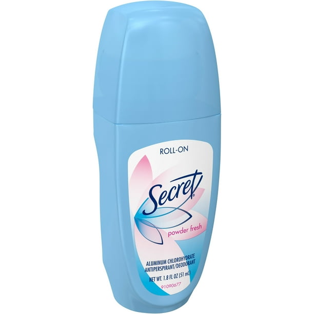 Secret Original RollOn Antiperspirant Deodorant, 1.8 oz (Pack of 2