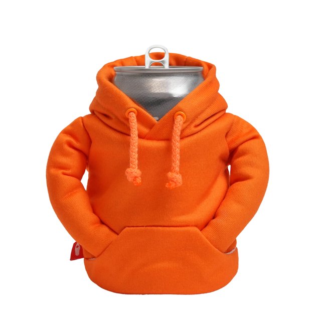 Funda térmica para bebida Puffin The Hoodie, aislante, para lata de 355 ml