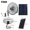 thumbnail image 4 of 5.2W Solar Panel Powered Mini Portable Cooling Fan For Travel Camping Fishing, 4 of 9
