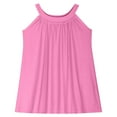 thumbnail image 6 of Girls' Casual Dresses Big Save Grils Beach Dress Spaghetti Strap Sleeveless Casual Sundress Bikinis Beachwear Cover ups Travel Vacation Loose Flowy Short Summer Dresses New Pinks 11T, 6 of 8