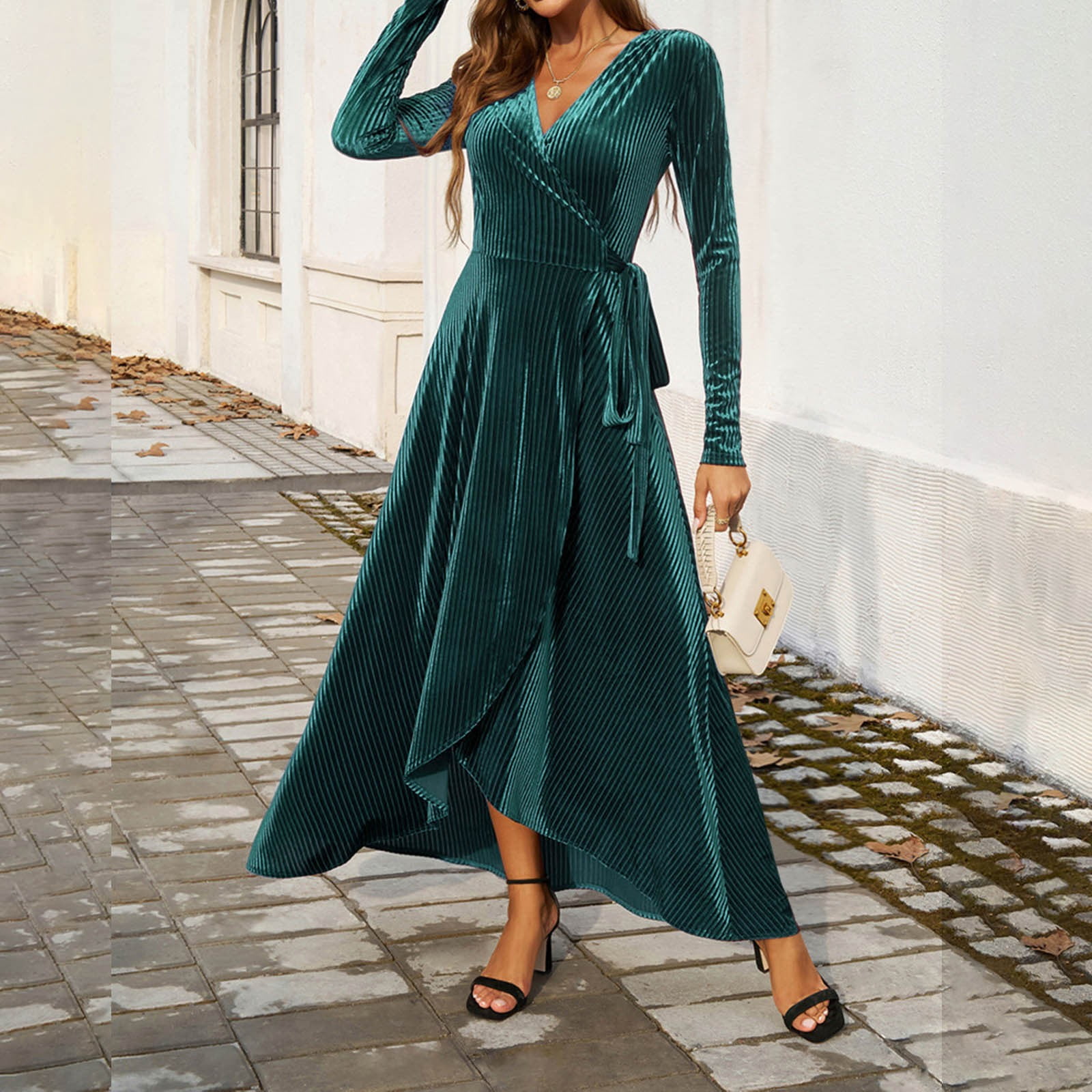 green emerald velvet dress Amazon.com: Engagement Party Dresses