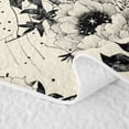 thumbnail image 5 of Manfei Gothic Spider Web Bed Spread Queen 3pcs,Retro Flowers Queen Coverlet Set,1 Quilt and 2 Pillowcases, 5 of 7