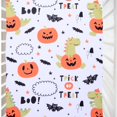 thumbnail image 3 of Cloele Sábana bajera ajustable para cuna de calabaza de Halloween, dinosaurio, para niños y niñas, 1 paquete de sábanas acogedoras para cuna estándar y colchones para niños pequeños, colchón de cuna d, 3 of 4