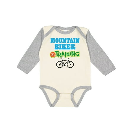

Inktastic Mountain Biker in Training Boys or Girls Long Sleeve Baby Bodysuit
