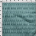 thumbnail image 4 of oneOone Cotton Poplin Dark Teal Blue Fabric Geometric Sewing Material Print Fabric By The Yard 56 Inch Wide, 4 of 4