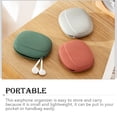 thumbnail image 4 of Earphone Storage Box Portable Mobile Phone Data Pouch Cable Earbuds Carrying Case Reusable Pocket Container Purse Bag Organizer Gray, 4 of 6