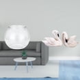 thumbnail image 2 of Acuario de escritorio,Pecera pequeña transparente,pecera,jarrón,mesa,Tanque de peces Contenedor de acuario transparente Hogar,estatua de resina de cisne,Figuras de cisne,estatuas,decoración, 2 of 8