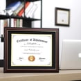 thumbnail image 7 of ELSKER&HOME 8.5x11 Diploma Frame, Reddish Brown Frame Made for 8.5x11 or 11x14 Certificates&Document, 7 of 7