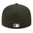 thumbnail image 4 of Men's New Era Black Minnesota Twins Low Profile 59FIFTY Fitted Hat, 4 of 6