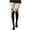 Black, variant on Women Over The Knee Sheer Stockings Non-Slip Transparent High Thigh Sexy Lingerie