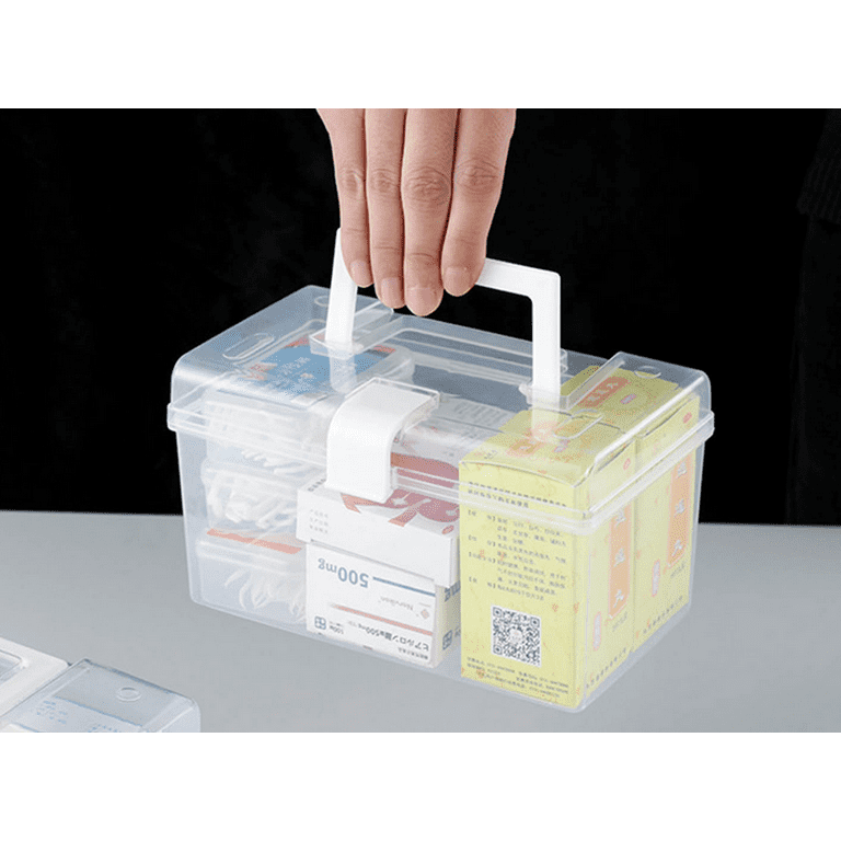 Medicine Lock Box for Safe Medication, Large Storage