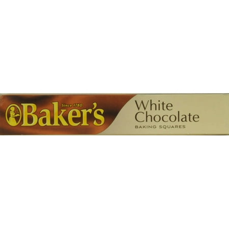 Kraft Baking & Canning Baker's Baking Premium White Chocolate Squares, 6 oz