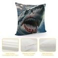 thumbnail image 4 of YINGXI Pillow Covers,Ocean Nautical Adventure Reversible Throw Pillow Covers Cases,Sea Wave Seaside Cabin Decor Square Cushion Covers Set for Living Room 18x18in, 4 of 5