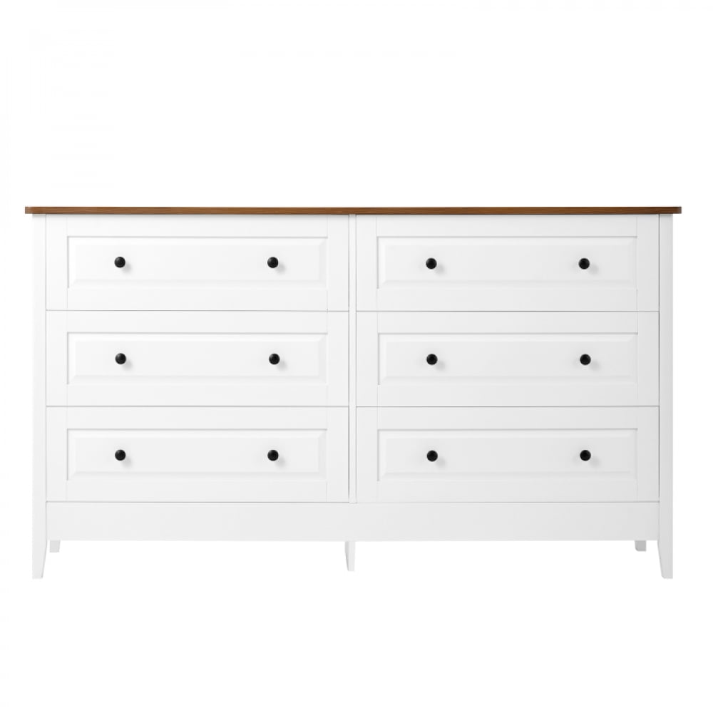 Hodedah Tall Bedroom Dresser, 7-Drawer Chest with Locks, 1-Door 3