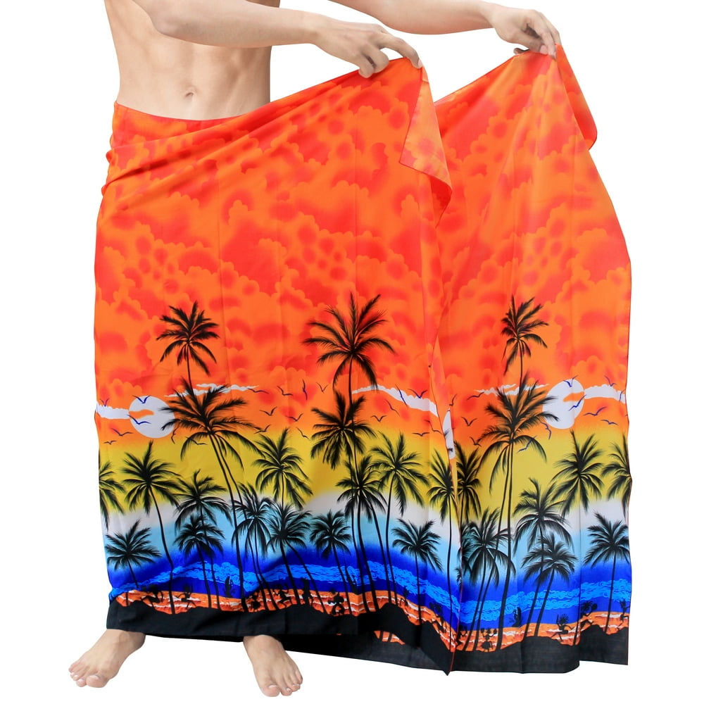 HAPPY BAY Swimwear Bathing Suit Cover ups Mens Sarong Wrap Pareo