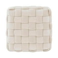 thumbnail image 5 of Linon Shadbury Square Stool Tan, 5 of 6