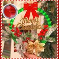 thumbnail image 3 of Billuyoard de Navidad LED elegante y elegante para cualquier puerta de entrada, de Navidad para puerta de entrada abatible Kits de decoración para fiestas flor roja, 3 of 6