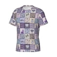 thumbnail image 3 of Rocae Lavender Flowers for Men's Moisture-Wicking Crew Tee - T-Shirt for Sports, Outdoor Activities, and Casual WearMedium, 3 of 9