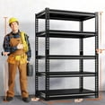 Garage Shelving 2000 LBS Adjustable 5 Tier Garage Storage Shelves