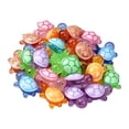 thumbnail image 1 of 100 piezas de minitortugas luminosas, figuras de tortuga en miniatura, divertidas tortugas, pequeños animales marinos, juguetes de tortuga para resina no tiene bolsa, 1 of 9