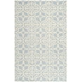 thumbnail image 2 of SAFAVIEH Cambridge Kimberly Geometric Wool Area Rug, Light Blue/Ivory, 5' x 8', 2 of 7