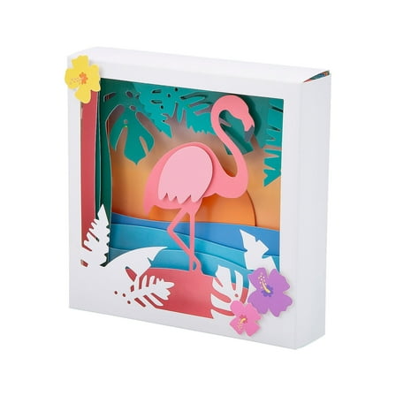 Fun Express Tropical Scene Paper Layering Craft Kit - Makes 3