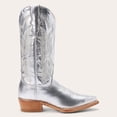 thumbnail image 2 of Women's Stetson Jolene Leather Boots Snip Toe Handcrafted Silver, 2 of 7