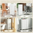 thumbnail image 2 of GVN Dressers & Chests,Rolling Storage Cabinet with Universal Wheels and 5/6/7 Drawers-7-Drawer, 2 of 9