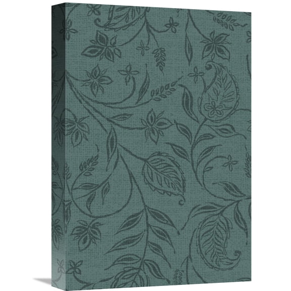 Global Gallery's Daphne Brissonnet 'Paisley Trail II Patterns' Stretched Canvas Wall Art