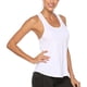 thumbnail image 4 of Camiseta Sin Mangas Para Mujer, Camisetas Sin Mangas de Entrenamiento, Holgada, Sin Mangas, Cuello Redondo, Sólida, Para Fitness, Yoga, Chaleco Calado, Camiseta Deportiva Odeerbi  ODB158294, 4 of 9