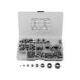 thumbnail image 4 of 200Pcs Stainless Steel Self-Locking Nuts Assortment Threaded Inserts Hex Nut Set, 4 of 9