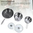 thumbnail image 3 of Stainless Steel Pots Pans Set, Comfortable Handle Anti Stick Kitchen Cookware Set Stylish Look  for Home Kitchen, 3 of 7