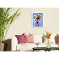 thumbnail image 3 of France - The Greatest World Network (Grand Reseau du Monde) - Vintage Airline Travel Poster by Jacques Nathan-Garamond c.1956 - Bamboo Fine Art 290gsm Paper (Unframed) 17x22in, 3 of 4