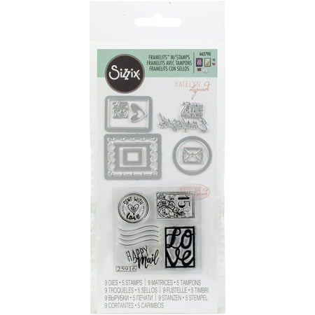 Sizzix KLizardi Framelits Die/Stamp Postage Stamp