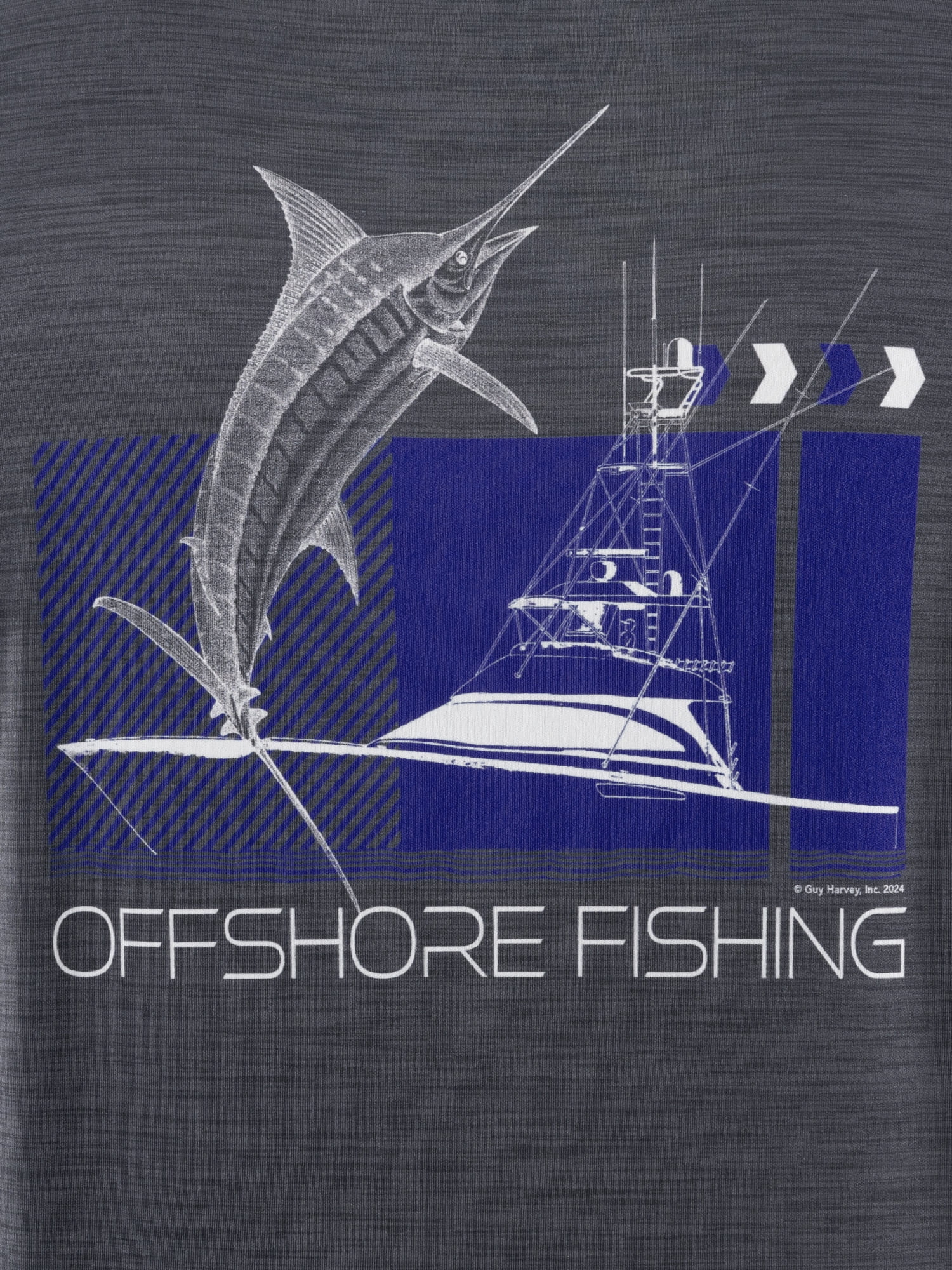 GH BY GUY HARVEY Men's Performance Long Sleeve Fishing Shirt, Sizes:S-3XL