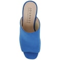 thumbnail image 5 of Journee Womens Adelaide Peep Toe Slip On Block Heel Sandals, Widths Available, 5 of 10