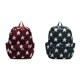 thumbnail image 1 of Mochila para Estudiantes Mujeres Hombres Patrón Estrellas Nylon () Rojo, 1 of 8